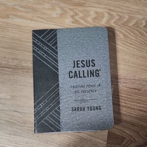 Gray and Black 'Jesus Calling' Book